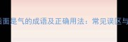 10个易混淆的后面是气的成语及正确用法常见误区与精准应用指南