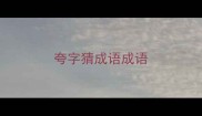 夸字猜成语成语
