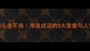 浪子回头金不换海浪成语的3大意象与人生启示