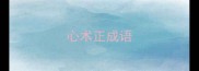 心术正成语