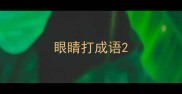 眼睛打成语