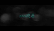 aop成语