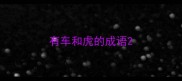 有车和虎的成语