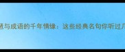 琵琶与成语的千年情缘这些经典名句你听过几个