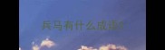兵马有什么成语