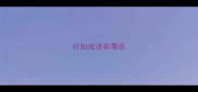 对如成语有哪些