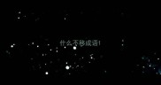 什么不移成语