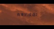 有束的成语