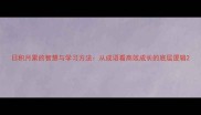 日积月累的智慧与学习方法从成语看高效成长的底层逻辑