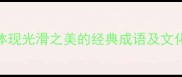 核心成语20个体现光滑之美的经典成语及文化内涵深度解读