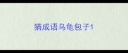猜成语乌龟包子