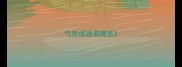 气势成语有哪些