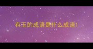 有玉的成语是什么成语