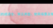 自字结尾的成语全常见类型使用场景及常见误区