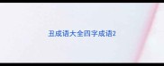 丑成语大全四字成语