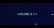 写漂亮的成语