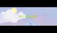 两个话字成语