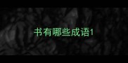 书有哪些成语