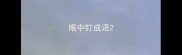 眼中钉成语