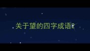 关于望的四字成语