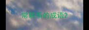 常联系的成语
