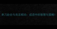单刀赴会与良言相劝成语中的智慧与策略