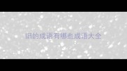 旧的成语有哪些成语大全
