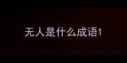 无人是什么成语