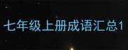 七年级上册成语汇总