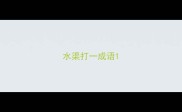 水渠打一成语
