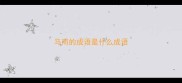马而的成语是什么成语
