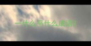 一什么平什么成语