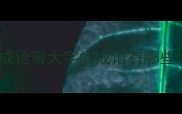 成语带大字的成语有哪些