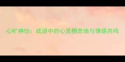 心旷神怡成语中的心灵栖息地与情感共鸣