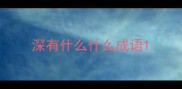 深有什么什么成语