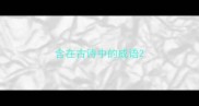 含在古诗中的成语