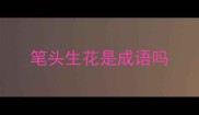 笔头生花是成语吗