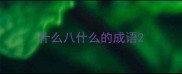 什么八什么的成语