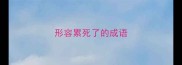 形容累死了的成语