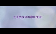 众长的成语有哪些成语