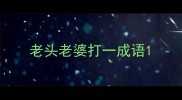 老头老婆打一成语