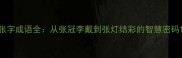 张字成语全从张冠李戴到张灯结彩的智慧密码