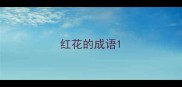 红花的成语