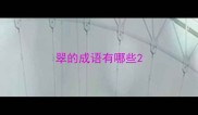 翠的成语有哪些