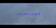 一什么知什么的成语