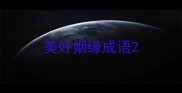 美好姻缘成语