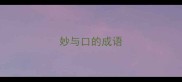 妙与口的成语