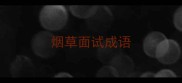 烟草面试成语