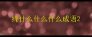 绵什么什么什么成语