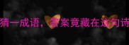 数字谜语大挑战1256789猜一成语答案竟藏在这句诗里解锁传统文化智慧
